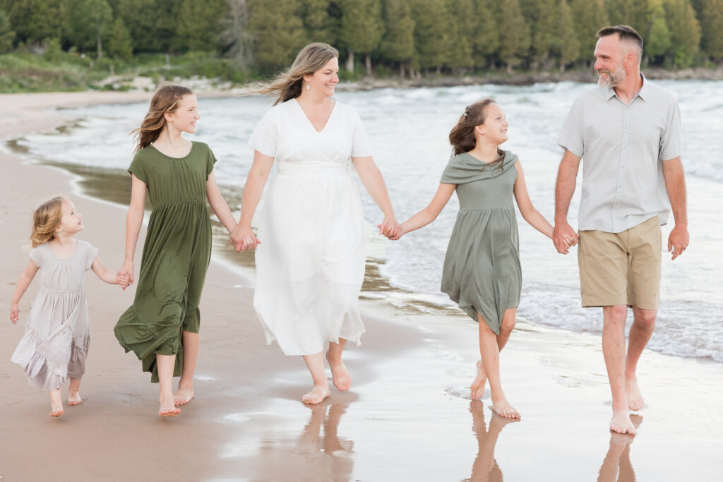 Door County WI Family Session at Whitefish Dunes State Park