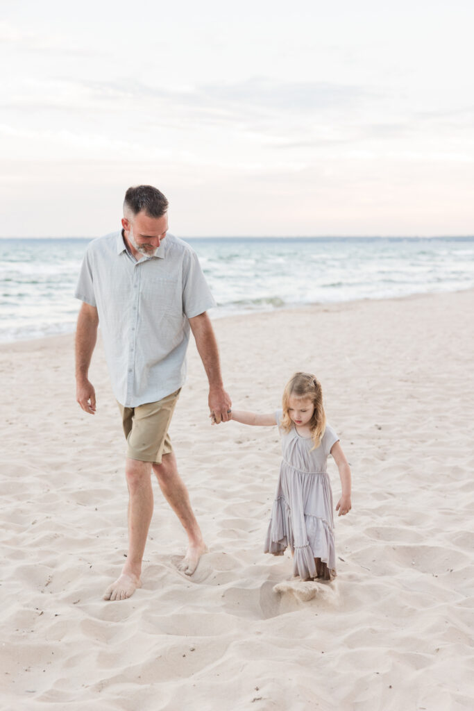 Door County WI Family Session at Whitefish Dunes State Park