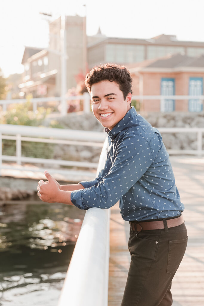 Port Washington WI Senior Session at Rotary Park & Coal Dock Park
