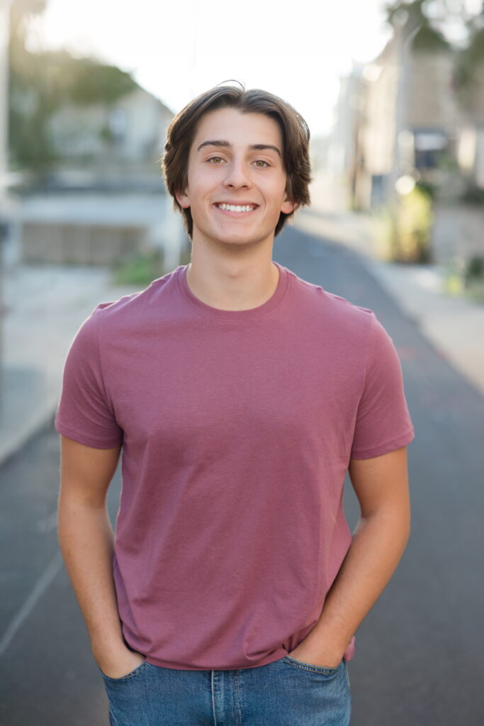 senior guy smiling